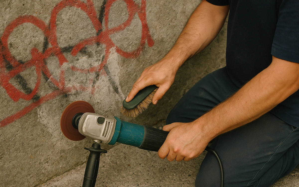 Graffiti removal contractor